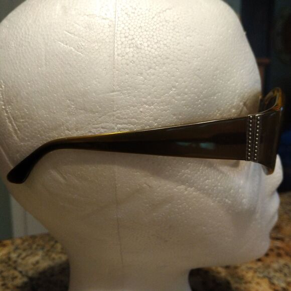 Nicole Miller Women's Versailles 57 17 130 Green Brown Sunglasses Rectangle - Picture 6 of 14